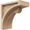 Ekena Millwork 3"W x 6"D x 6"H Classic Viola Rough Cedar Woodgrain TimberThane Corbel, Primed Tan CORUR03X06X06VIORCPR - alternate 1